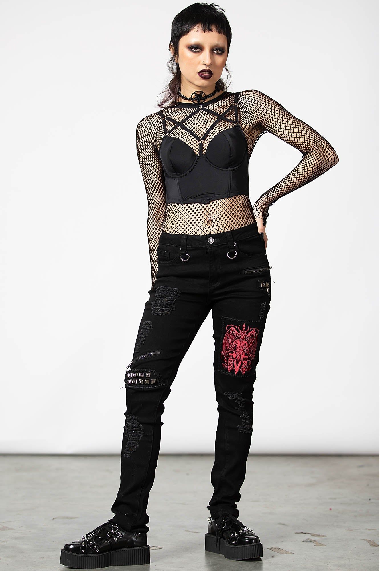 Cage Effect Bra Resurrect sold by Killstar product image thumbnail 3