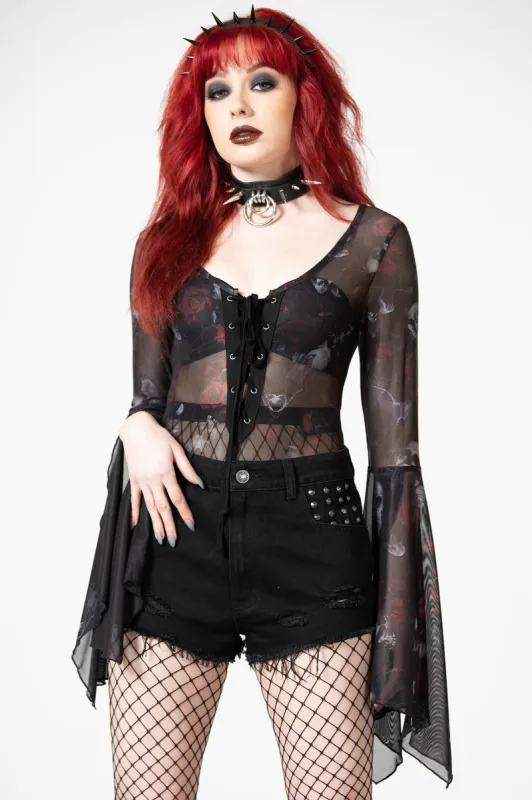 Rosabella Mesh Bodysuit - Resurrect made by Killstar