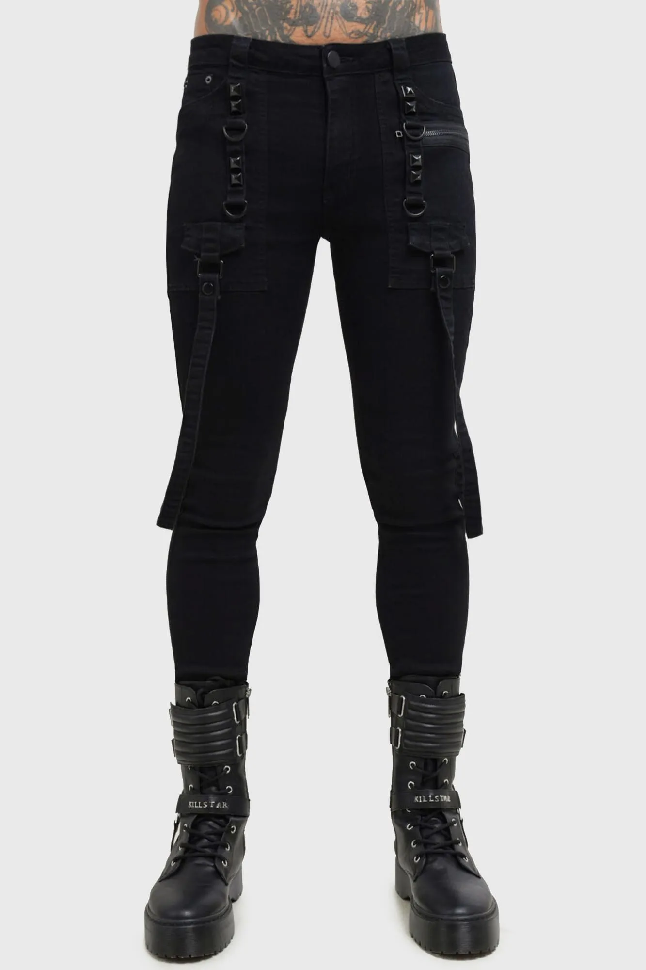 Kihilist Bondage Trousers sold by Killstar