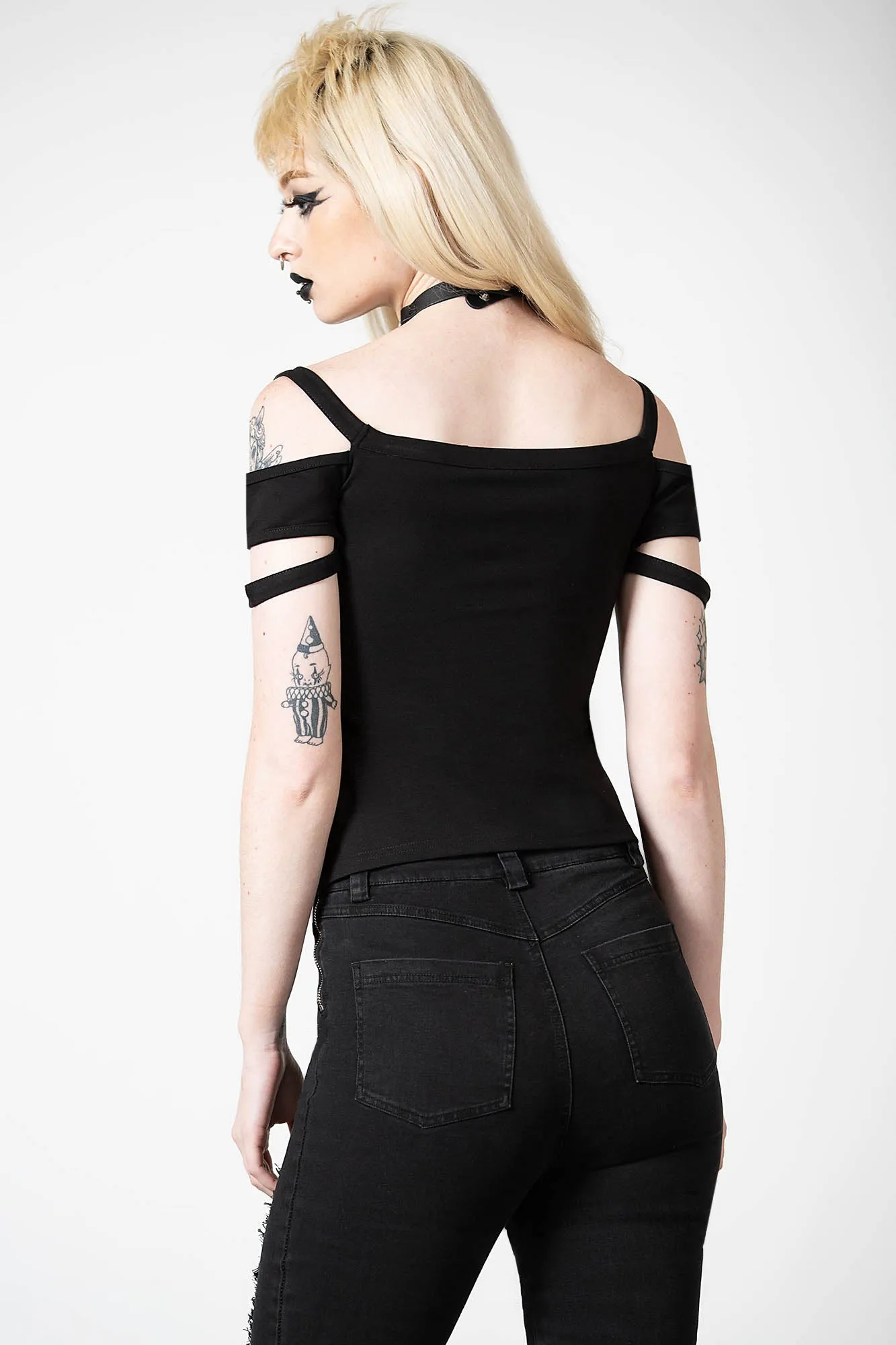 Huntly Bardot Top sold by Killstar product image thumbnail 4