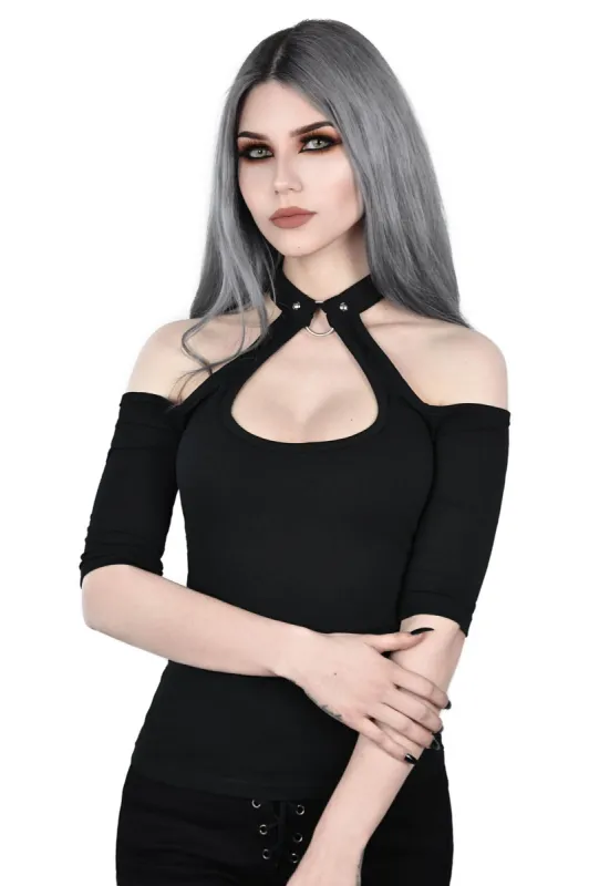 Seraphina Choker Top [B] Resurrect sold by Killstar