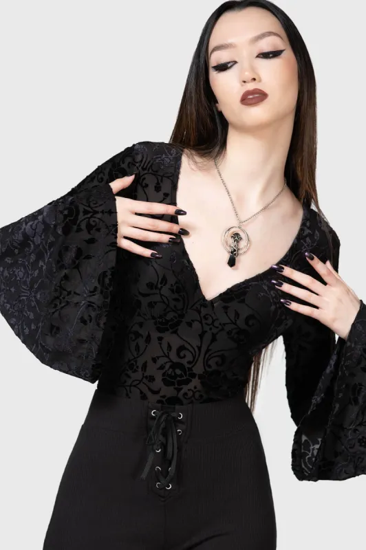 Woodland Gleam Long Sleeve Top sold by Killstar