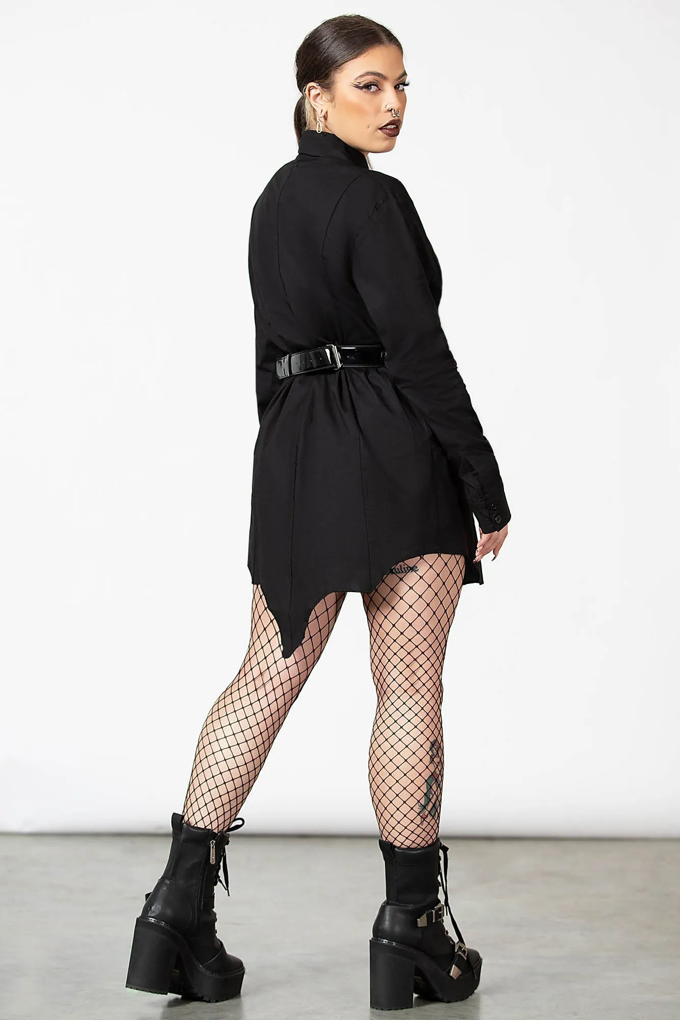 Blood Kin Longline Shirt - Resurrect sold by Killstar product image thumbnail 2