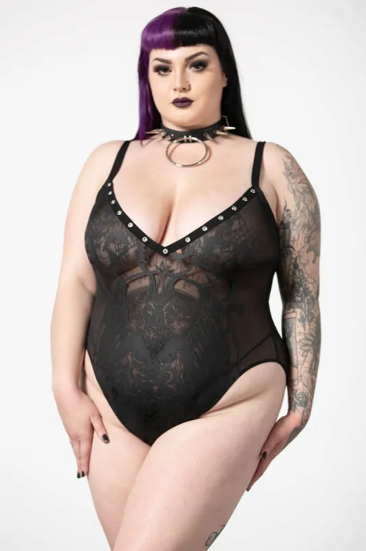 Dark Forces Bodysuit [PLUS] sold by Killstar