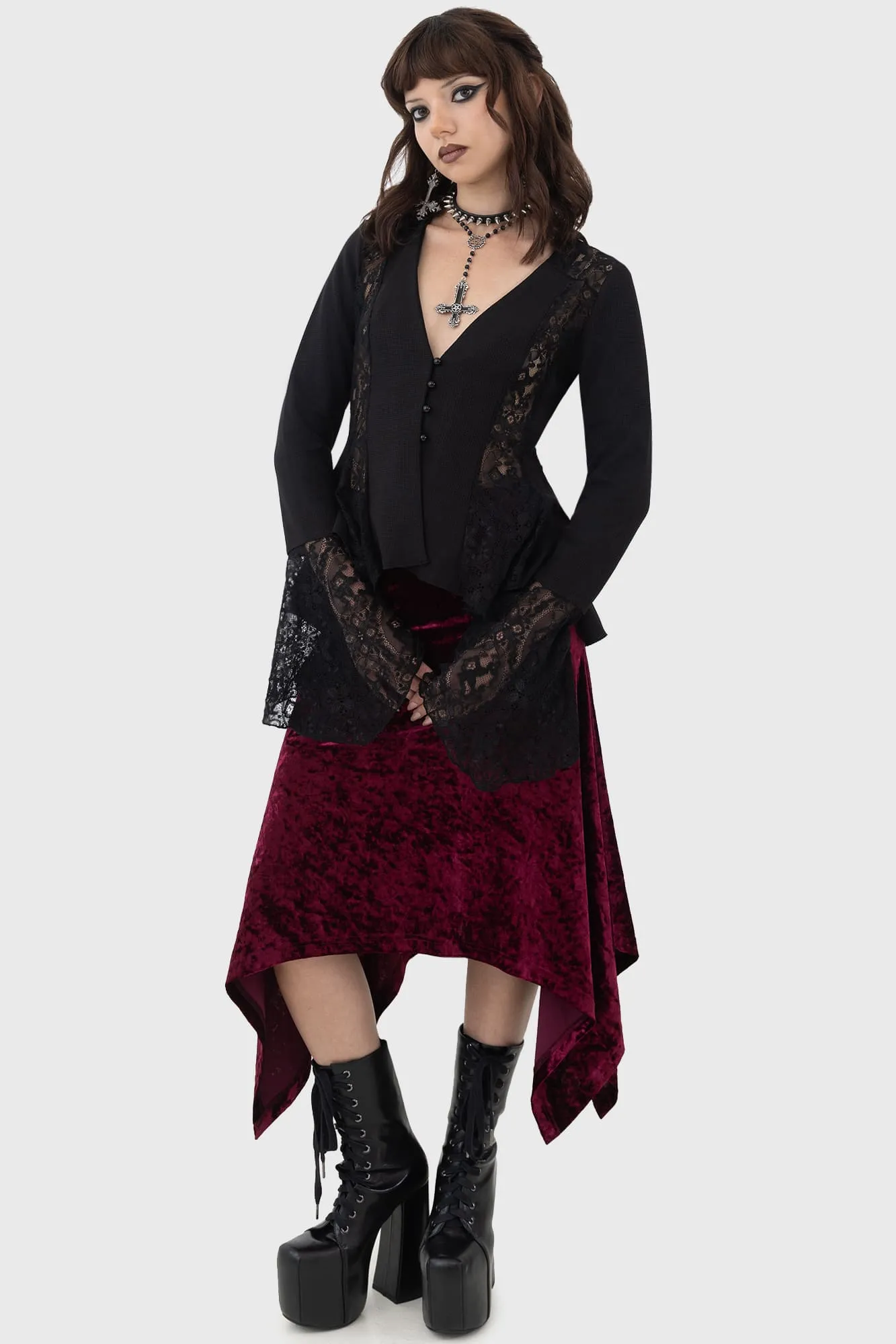 Lull Blouse sold by Killstar product image thumbnail 4