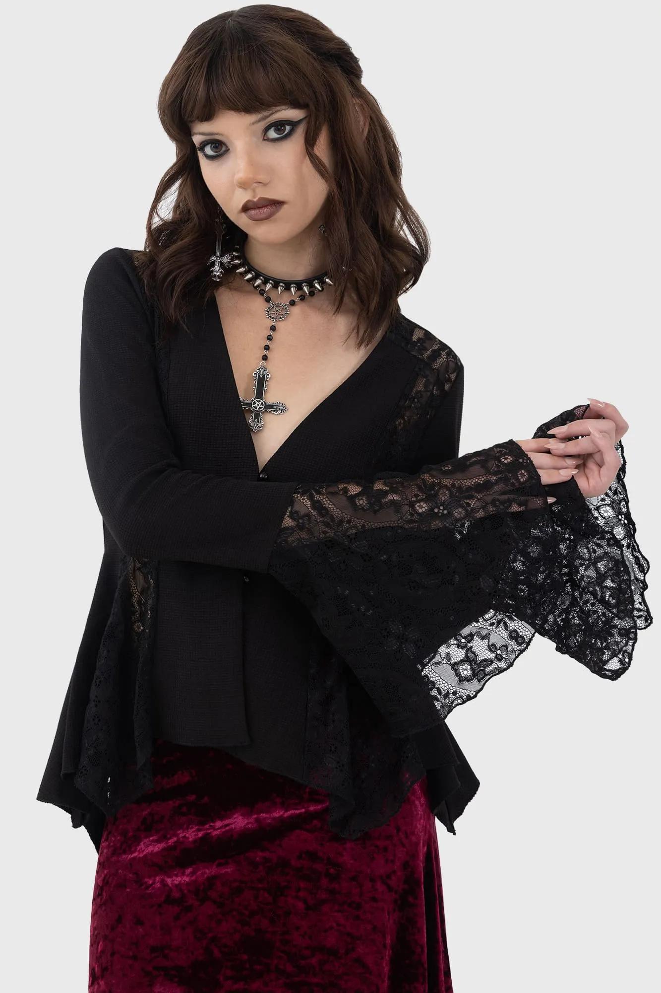 Lull Blouse sold by Killstar product image thumbnail 3
