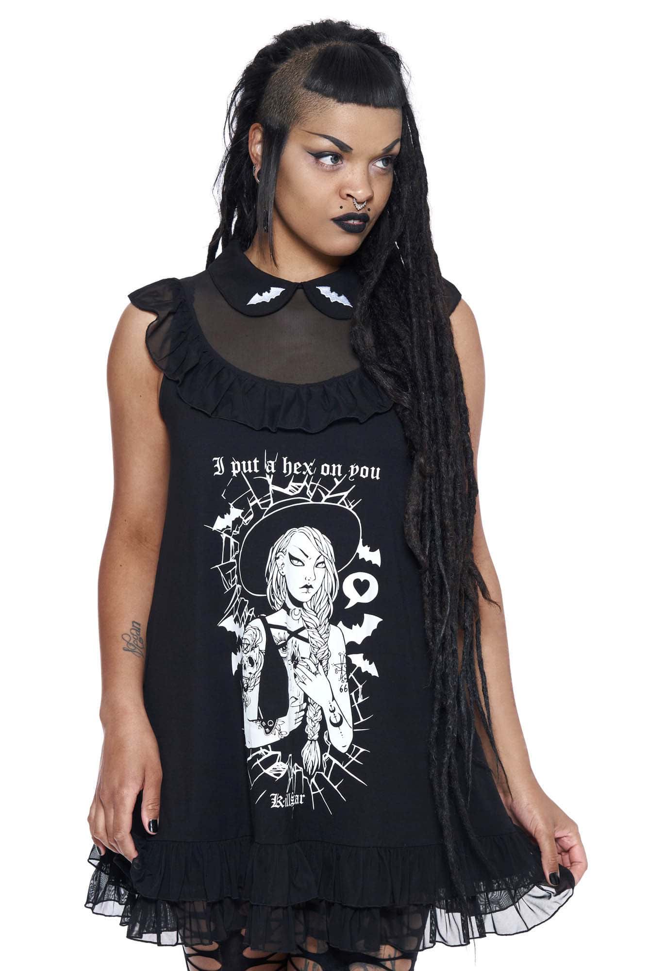 Hex Babydoll Dress Resurrect sold by Killstar