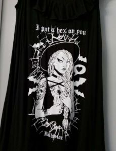 Hex Babydoll Dress Resurrect sold by Killstar
