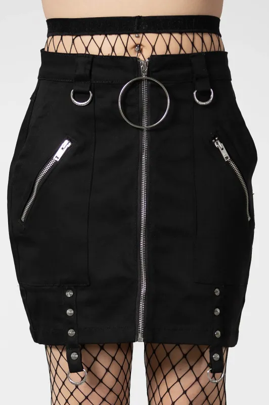 Ximena Mini Skirt - Resurrect sold by Killstar