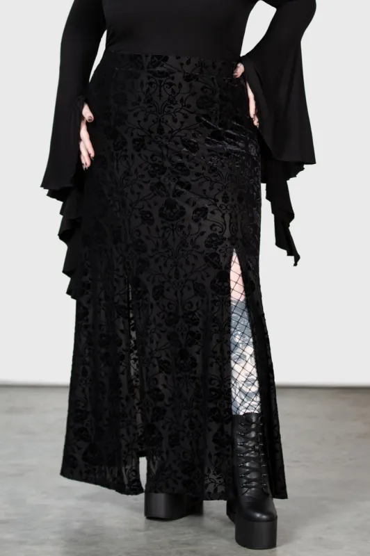 Marlie Maxi Skirt [PLUS] sold by Killstar