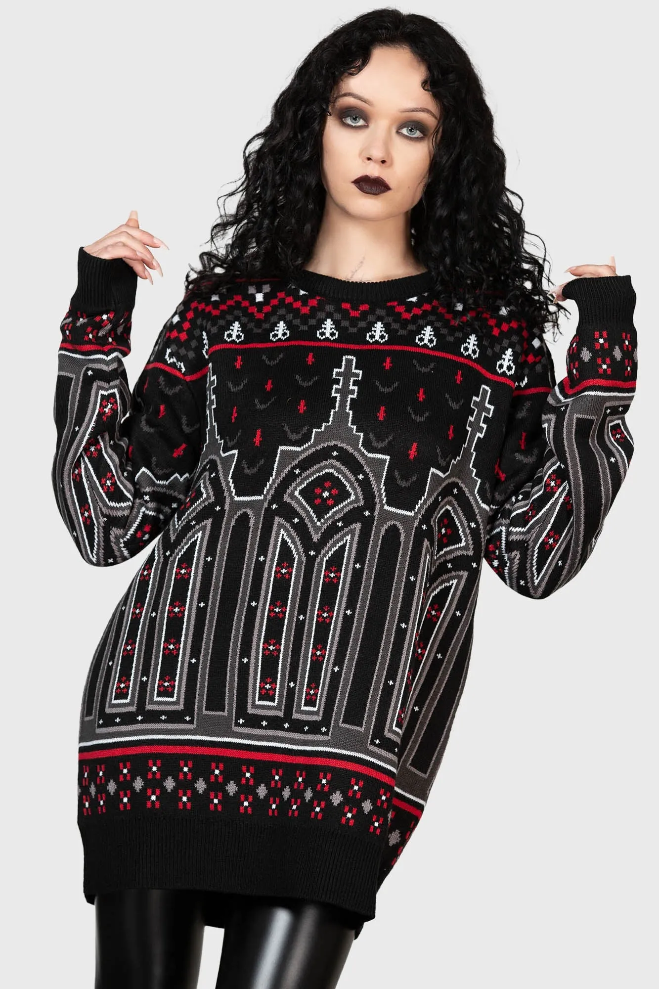 Devil On My Back Sweater sold by Killstar product image thumbnail 5