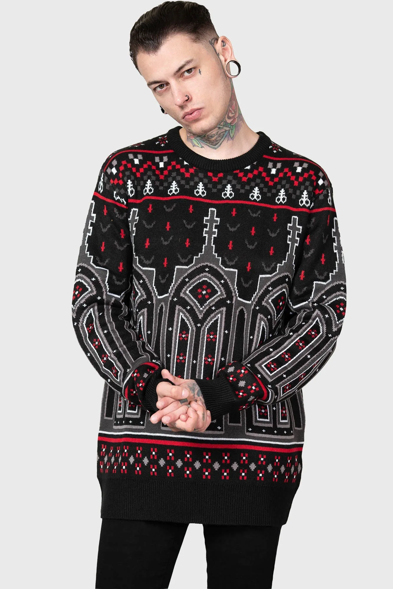 Devil On My Back Sweater sold by Killstar product image thumbnail 3