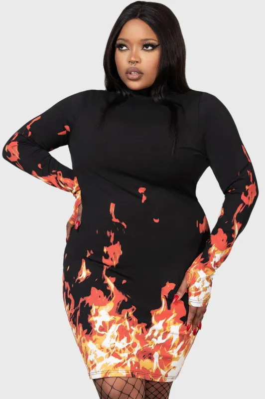 Senior Prom Mini Dress [PLUS] sold by Killstar