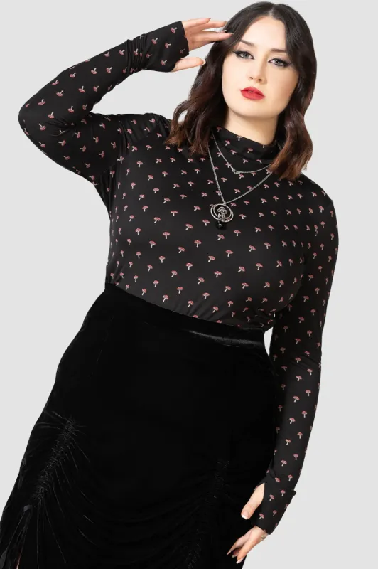 Dapperling Long Sleeve Top [PLUS] sold by Killstar