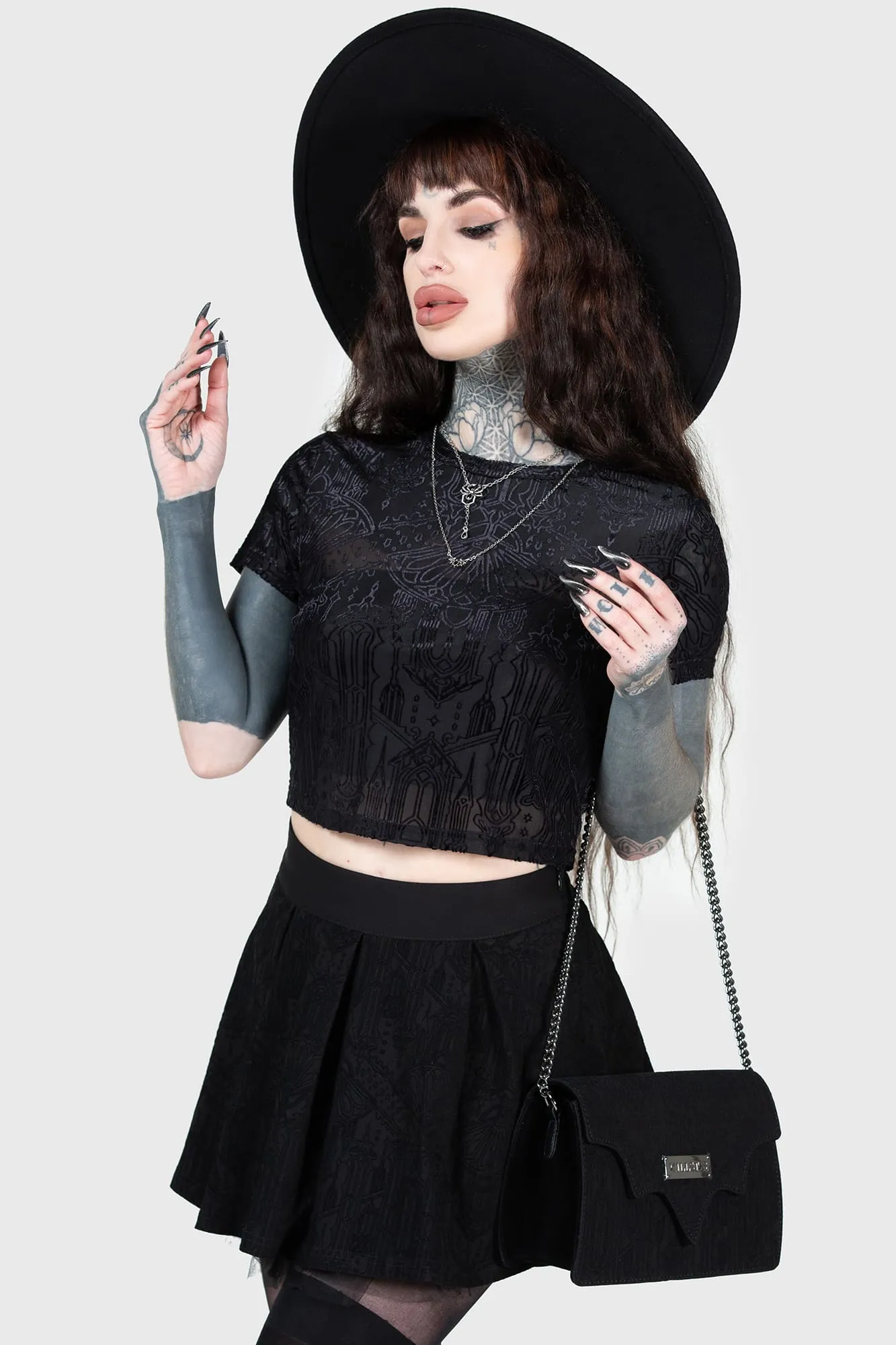 Scarsity Mini Skirt sold by Killstar product image thumbnail 3