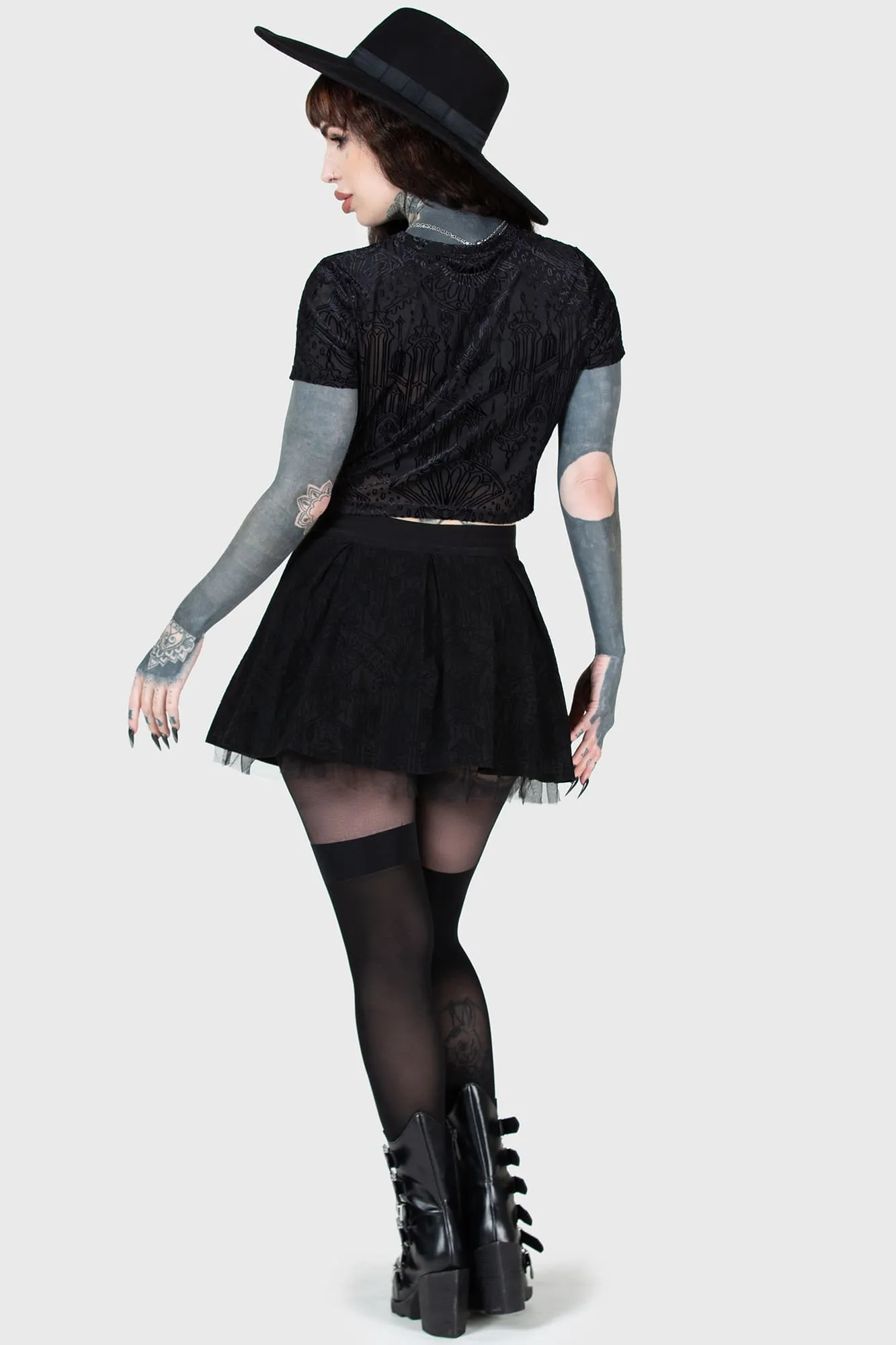 Scarsity Mini Skirt sold by Killstar product image thumbnail 4