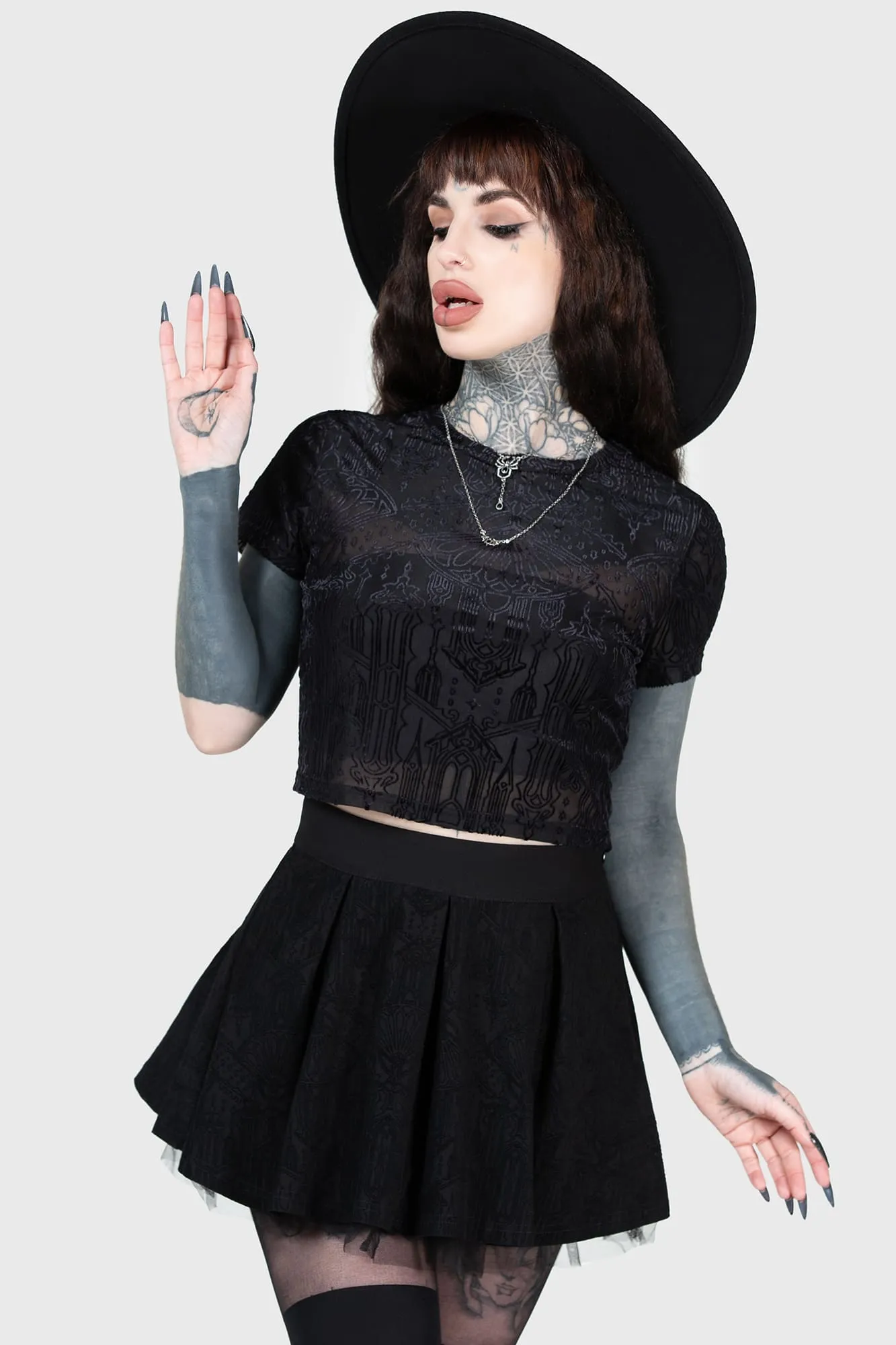 Scarsity Mini Skirt sold by Killstar product image thumbnail 2