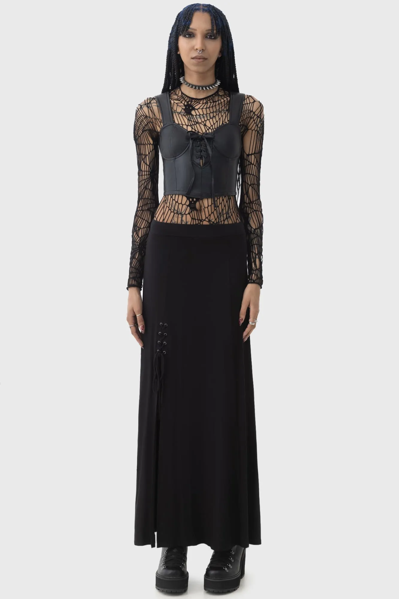 Moonless Corset Top sold by Killstar product image thumbnail 2