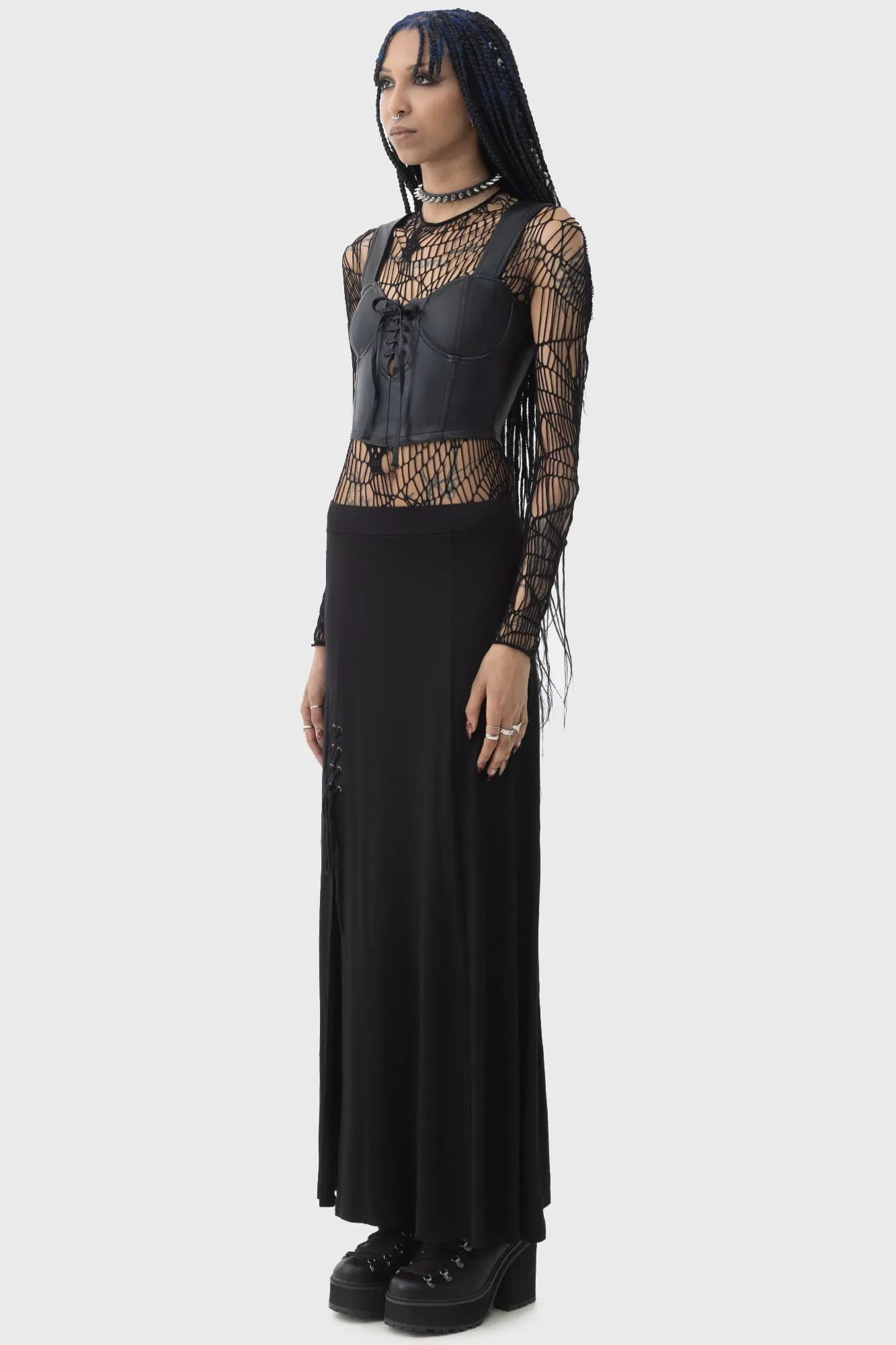 Moonless Corset Top sold by Killstar product image thumbnail 4