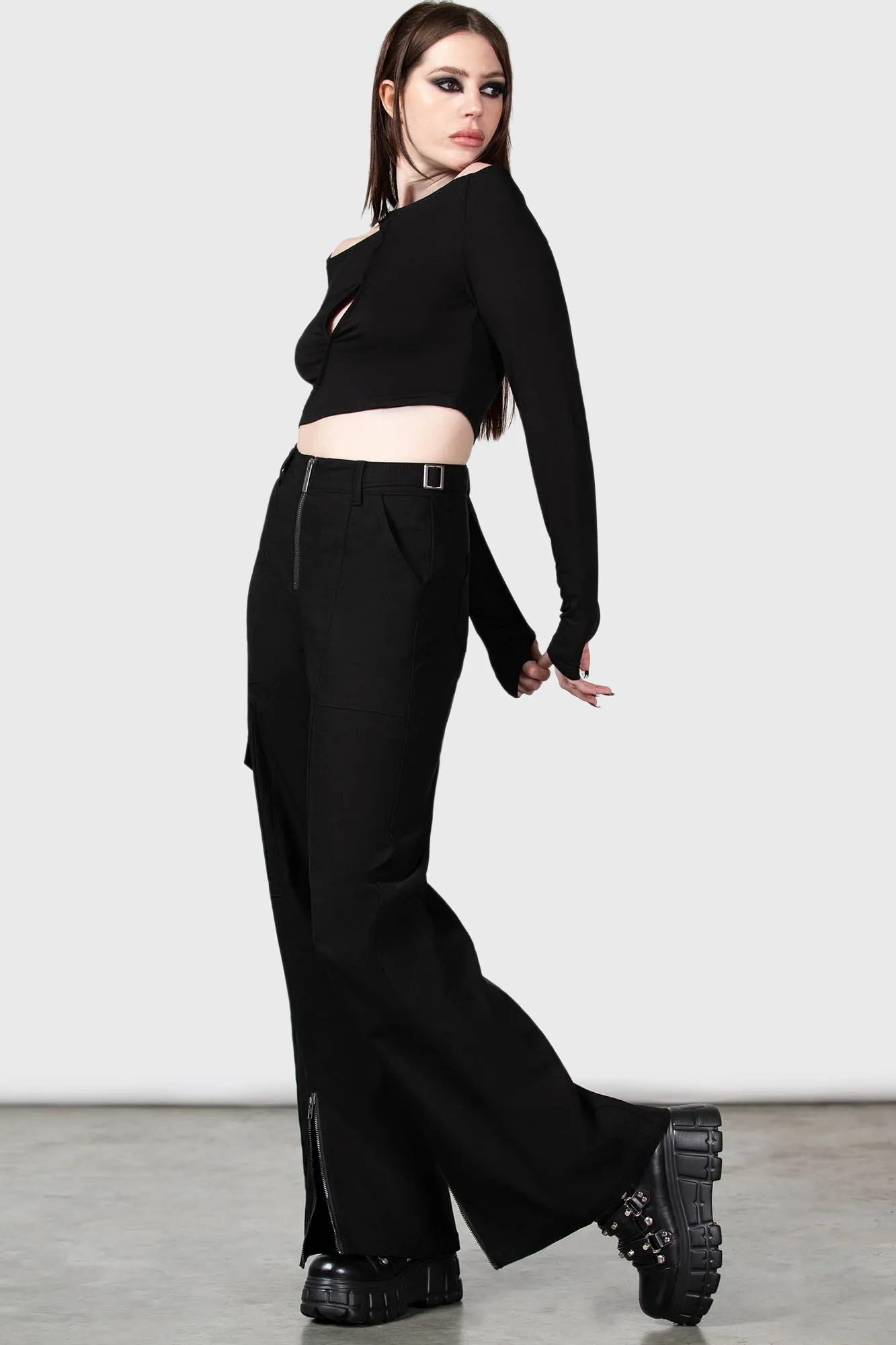 Asteracie Crop Top sold by Killstar product image thumbnail 4