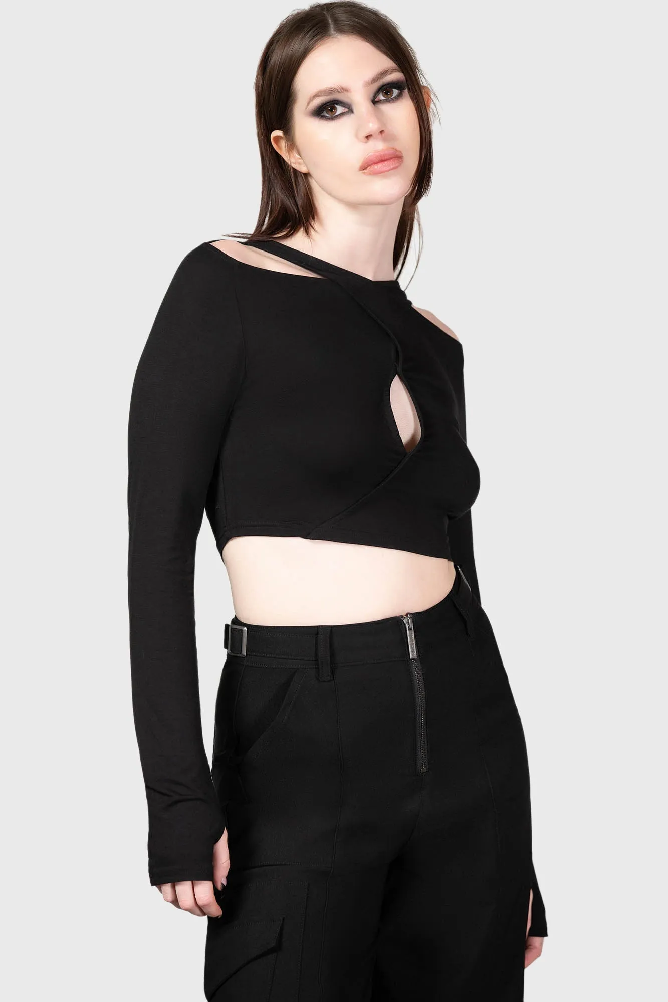 Asteracie Crop Top sold by Killstar product image thumbnail 2