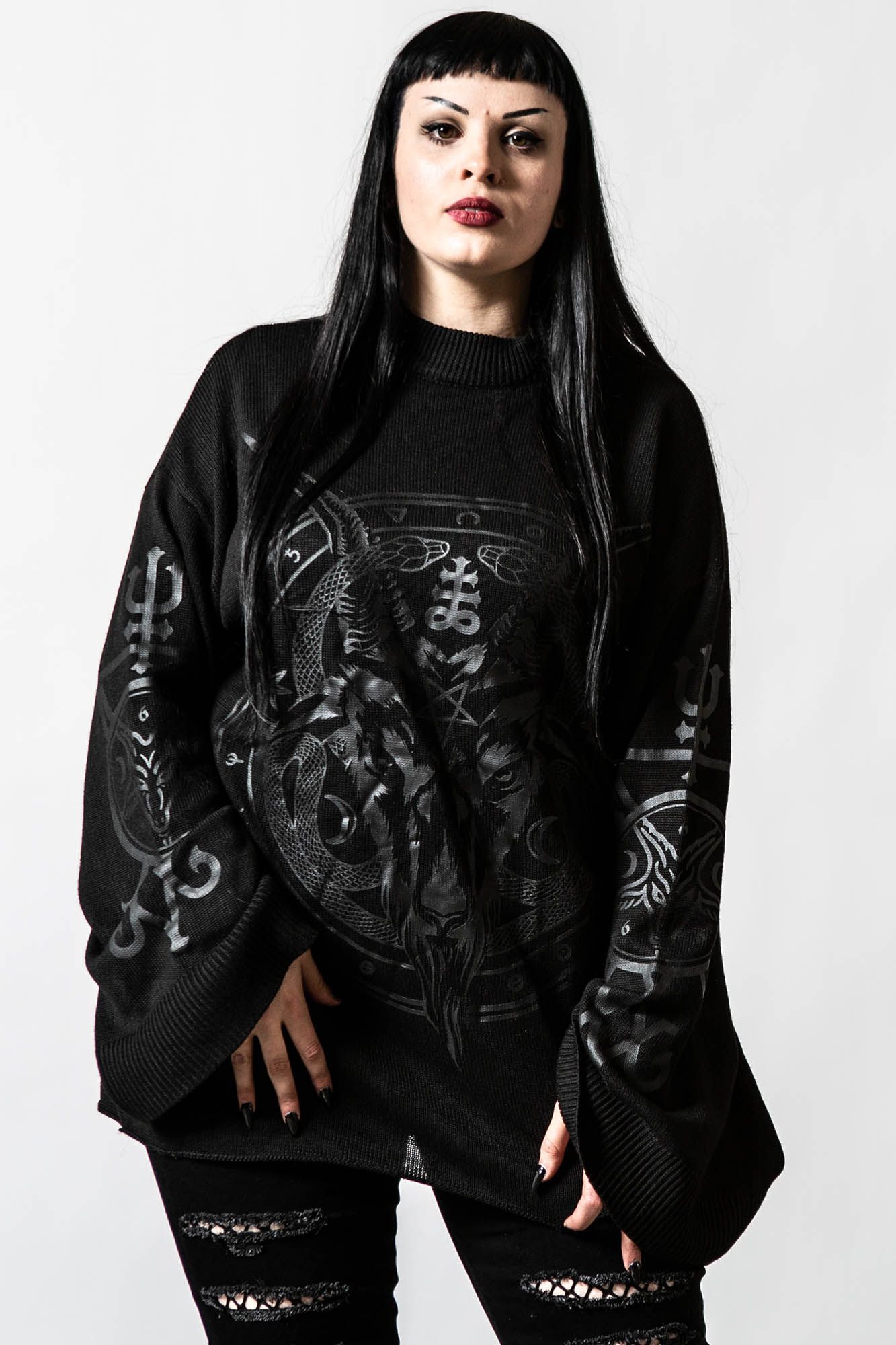 Revelation Knit Sweater Resurrect sold by Killstar product image thumbnail 2