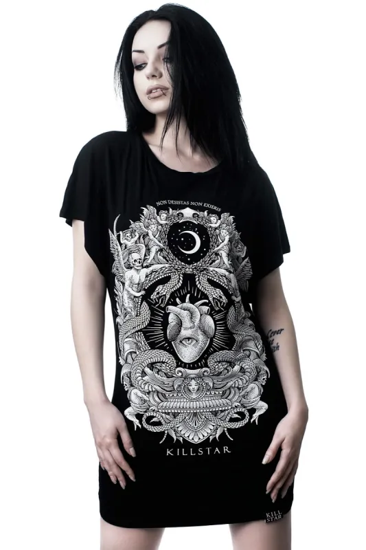 Never Surrender Batwing Tunic - Resurrect sold by Killstar