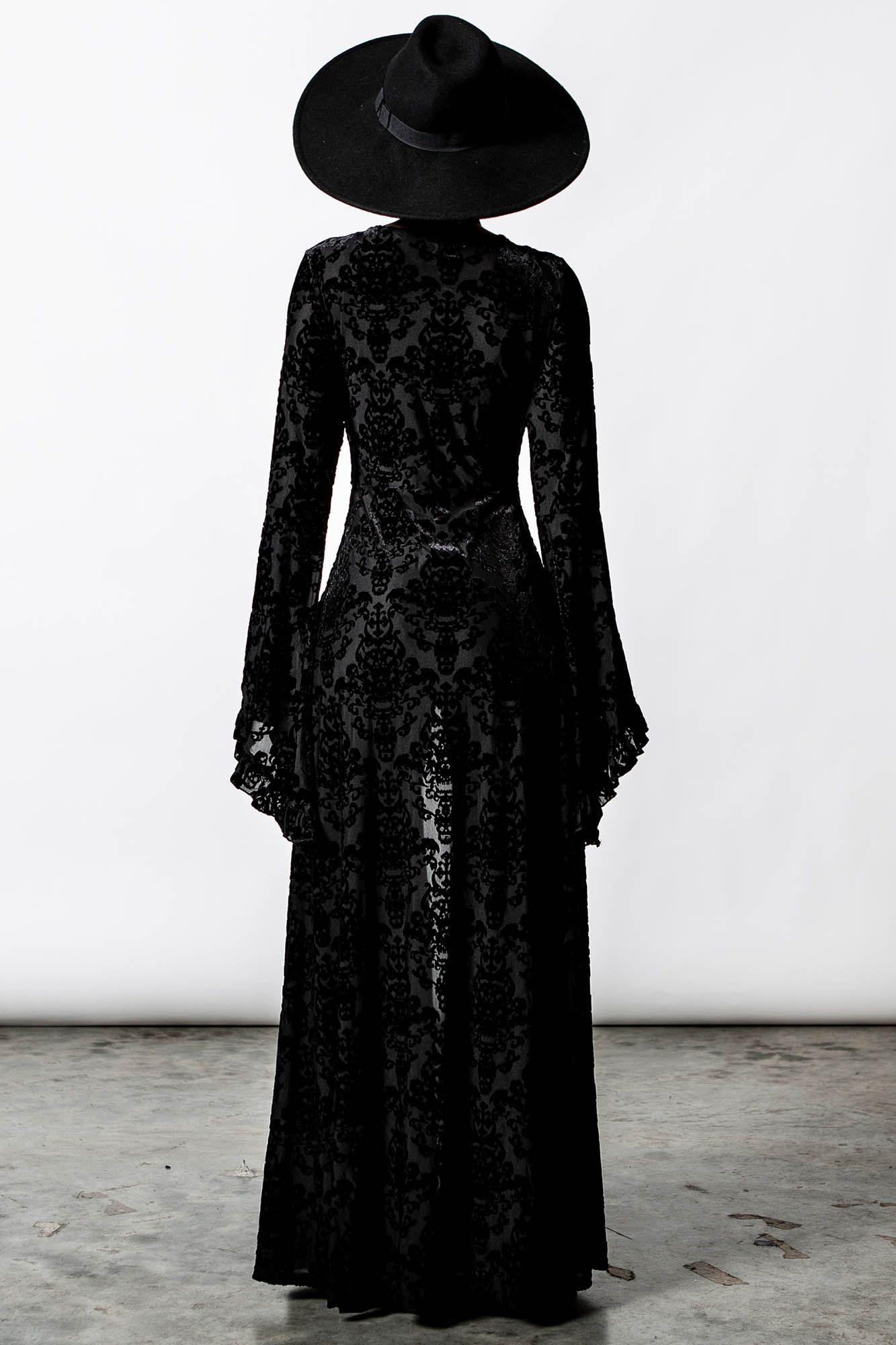 Inferno Velvet Duster Resurrect sold by Killstar product image thumbnail 4