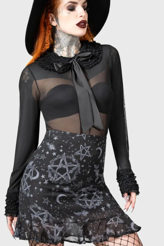 Gretel Mini Skirt sold by Killstar