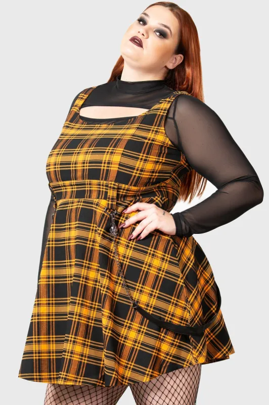 Heartache Skater Dress [PLUS] - Resurrect sold by Killstar
