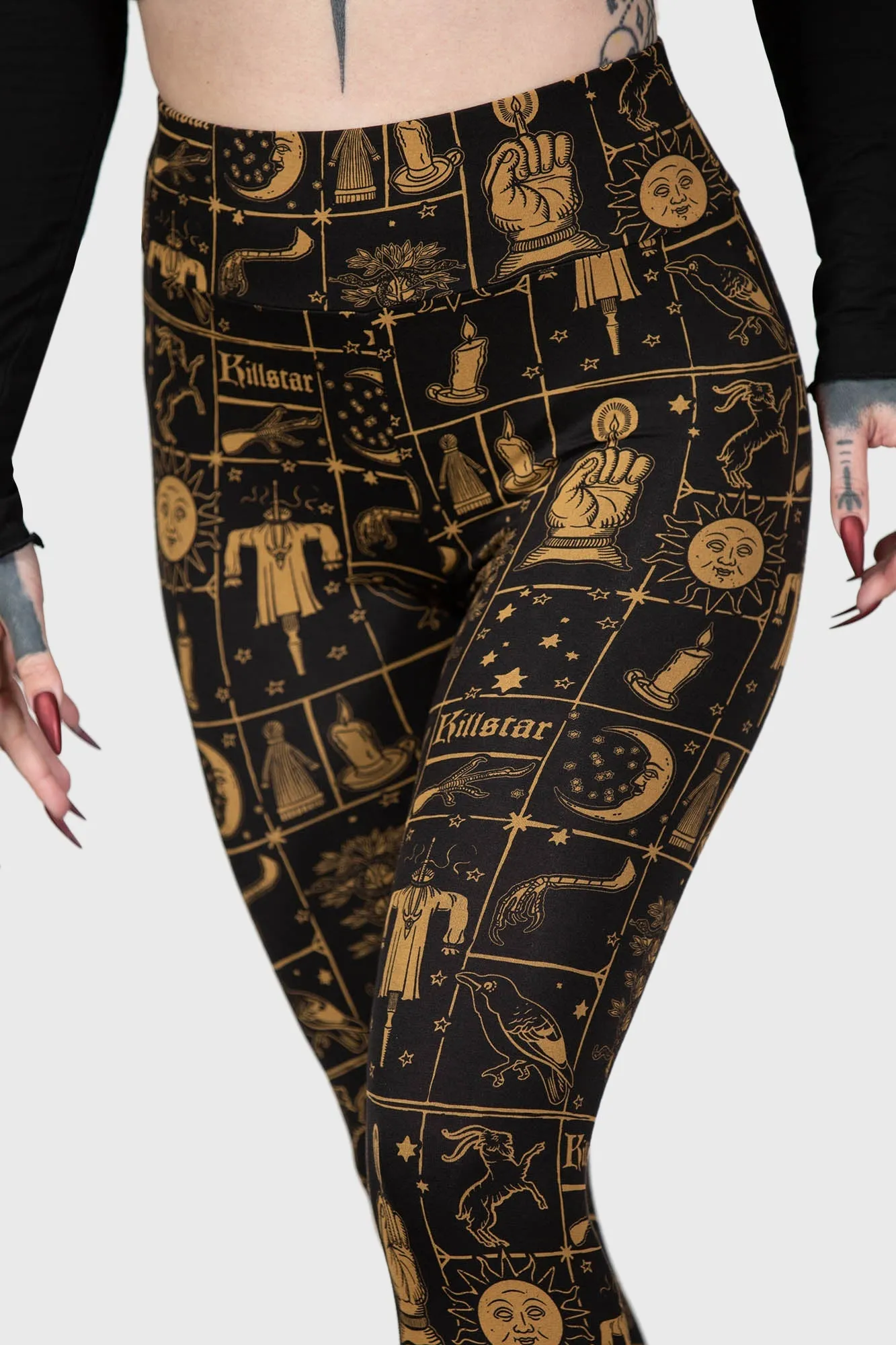 Folk Horror Leggings sold by Killstar product image thumbnail 2