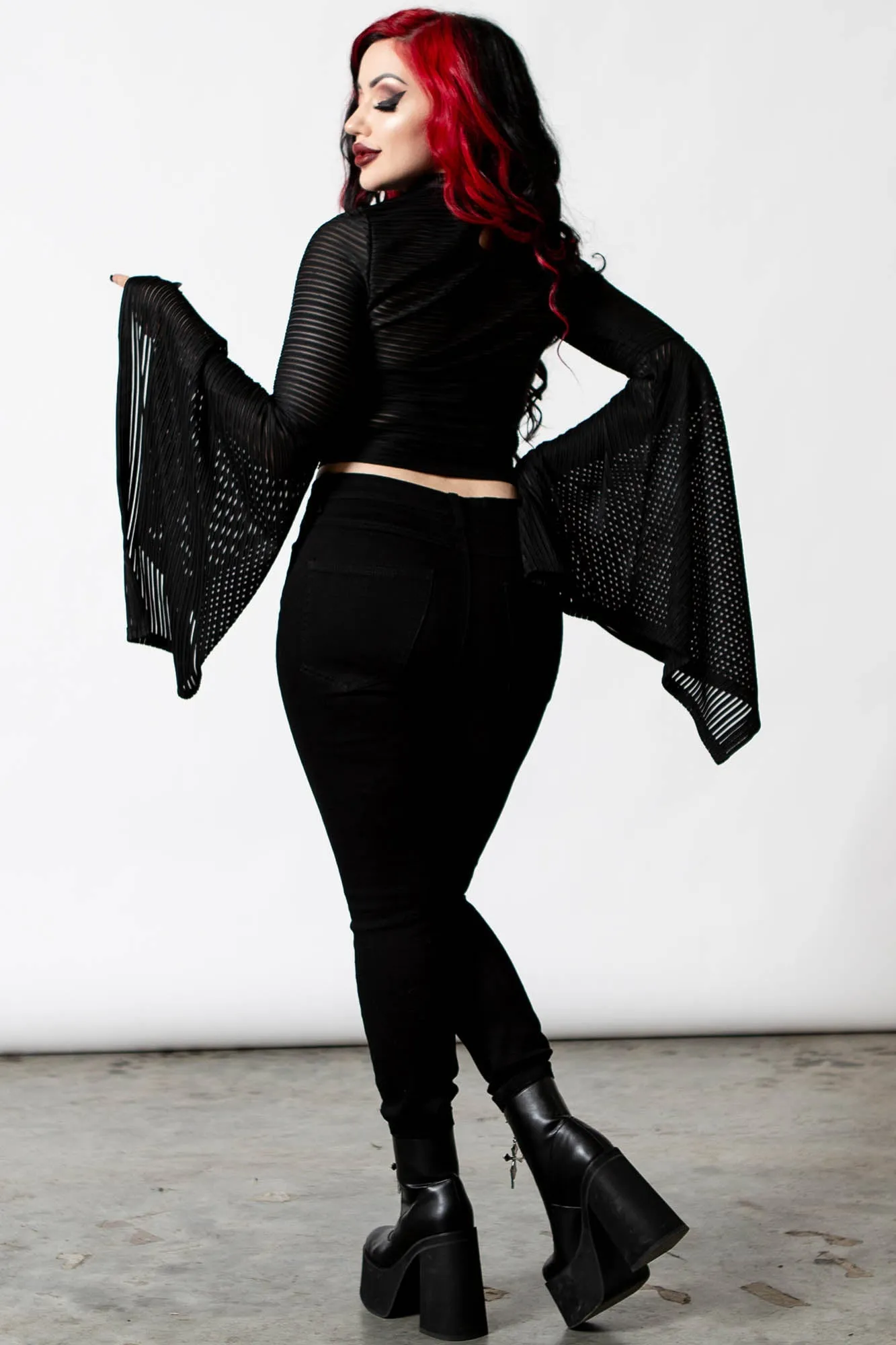 Phases Striped Top sold by Killstar product image thumbnail 2