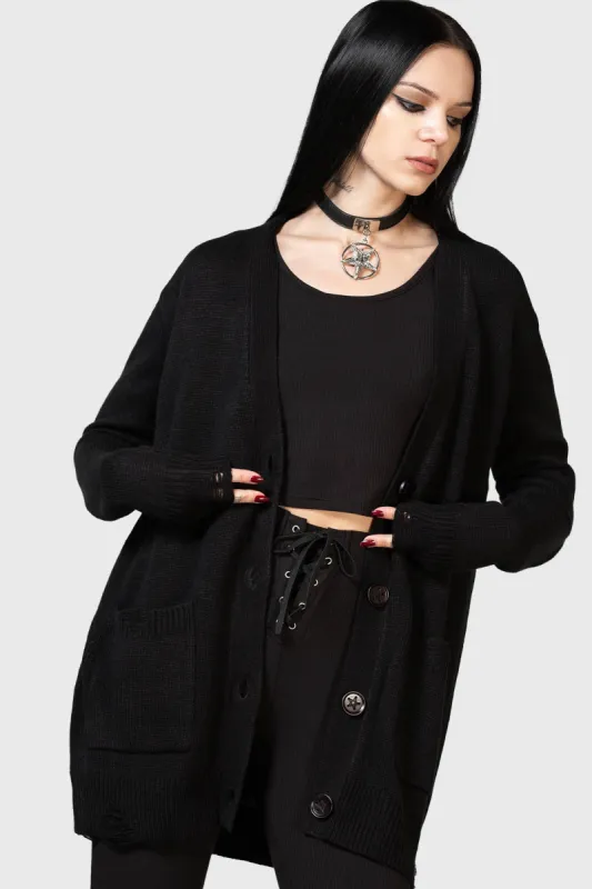 Next Regret Knit Cardigan sold by Killstar