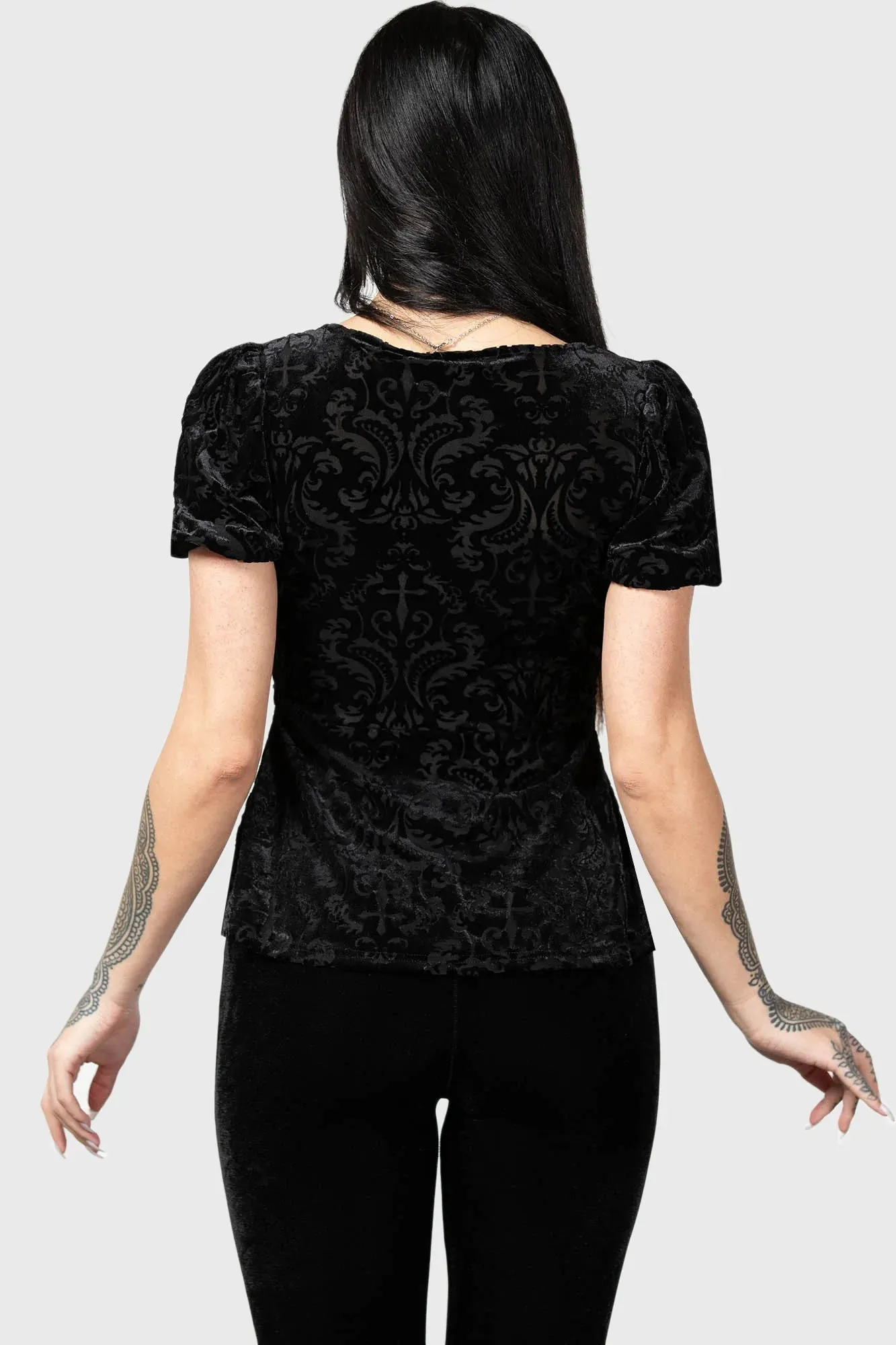 Sombre Heart Top sold by Killstar product image thumbnail 5