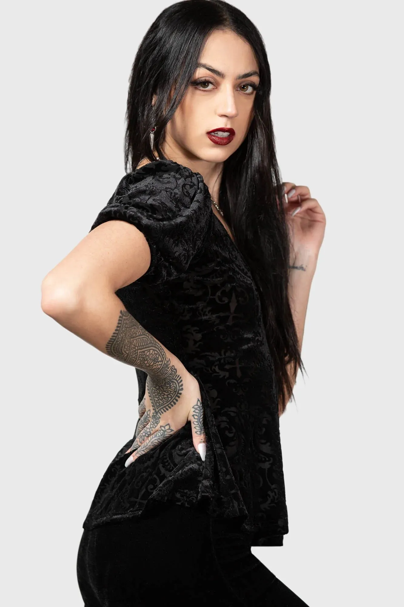 Sombre Heart Top sold by Killstar product image thumbnail 4