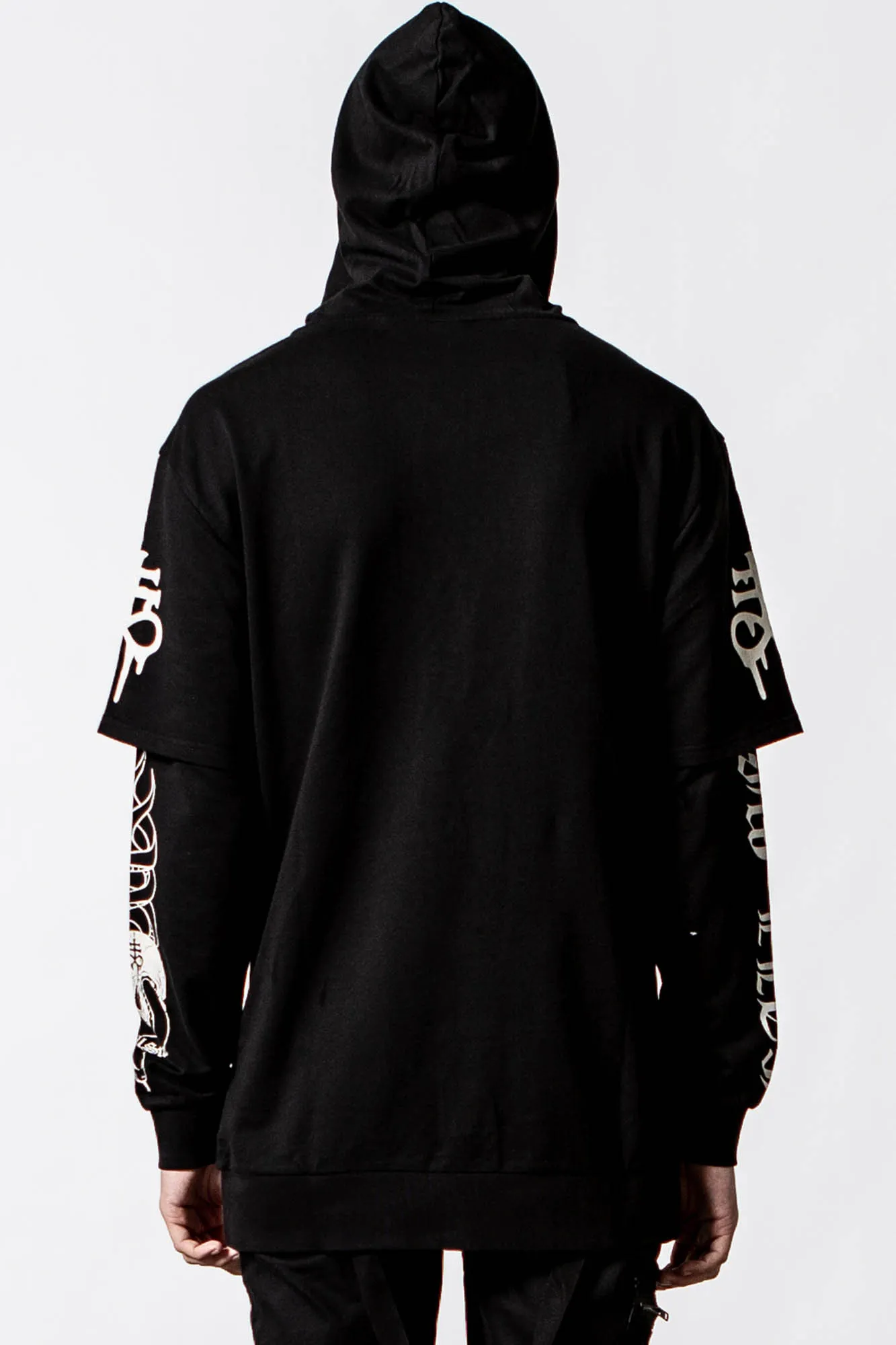 Trouble Hooded Layer Top sold by Killstar product image thumbnail 5