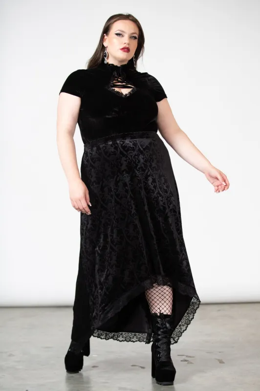 Grailed Maxi Skirt [B] [PLUS] sold by Killstar