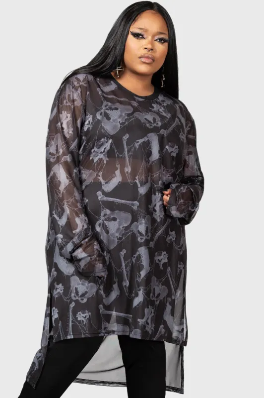 Ossuary Long Sleeve Top [PLUS] sold by Killstar