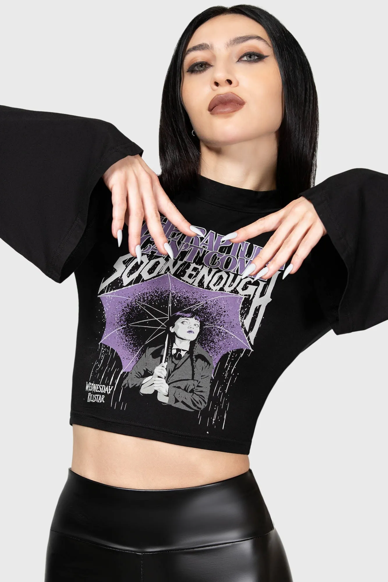 Be Strange Long Sleeve Top sold by Killstar product image thumbnail 2