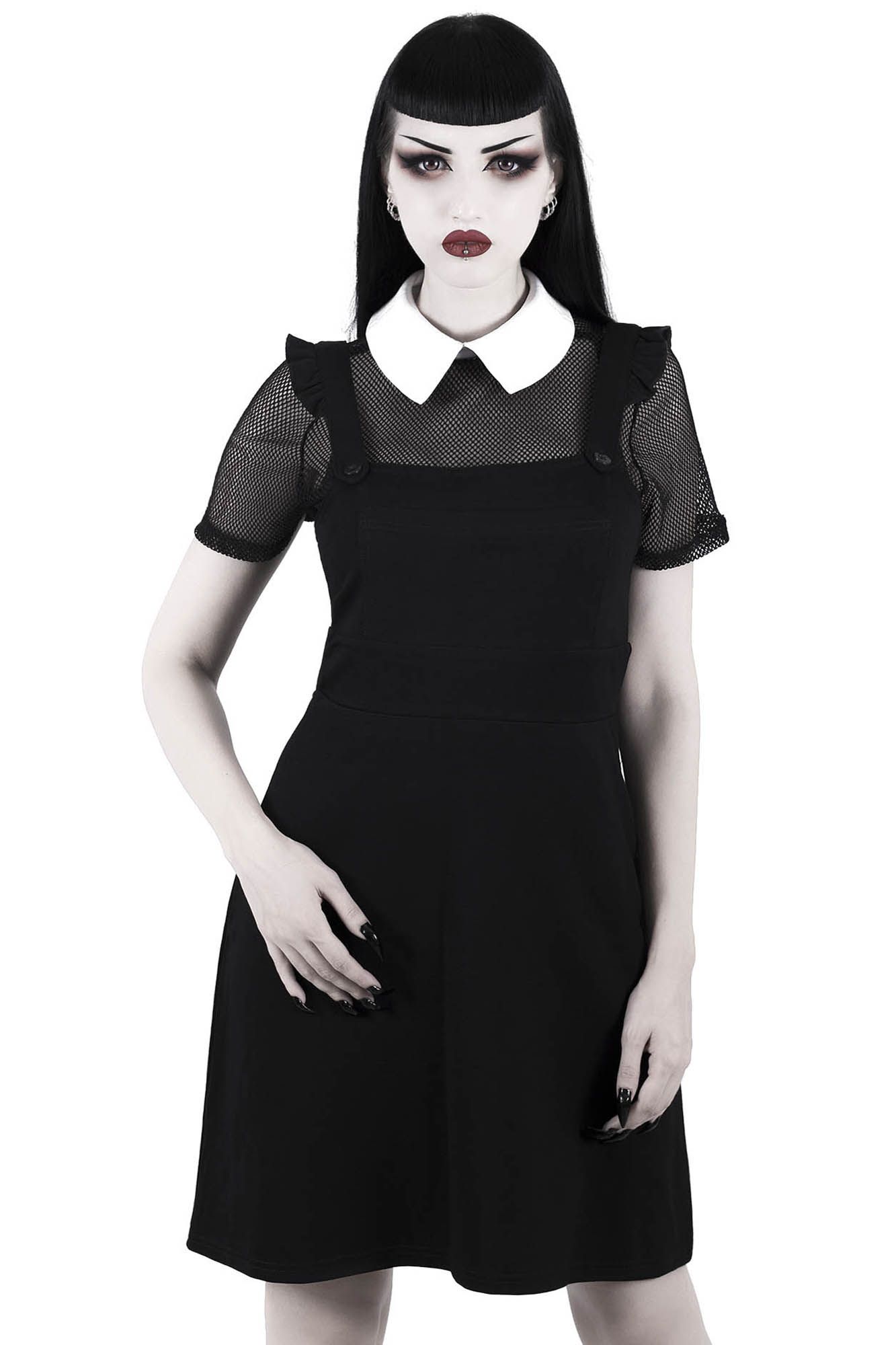 Juju Pinafore Dress Resurrect sold by Killstar