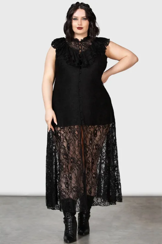 Vampire's Ball Maxi Dress [PLUS] sold by Killstar