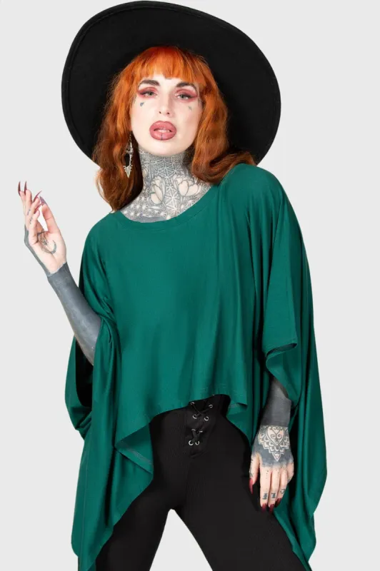 Celestial Bodies Top [TEAL] sold by Killstar