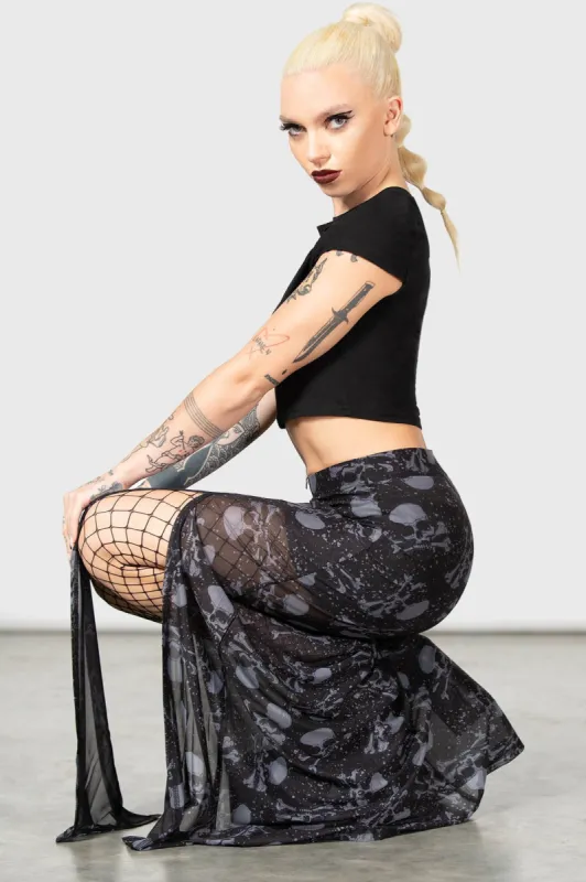 Waxwork Maxi Skirt sold by Killstar