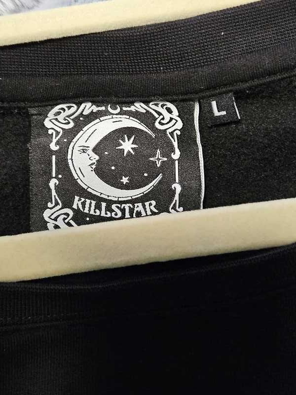 Life is No Joke Wide Neck Sweater Resurrect sold by Killstar product image thumbnail 5