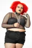 Hellia Fishnet Top [PLUS] sold by Killstar