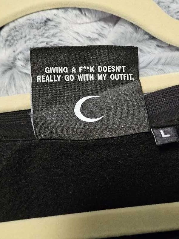 Life is No Joke Wide Neck Sweater Resurrect sold by Killstar product image thumbnail 6