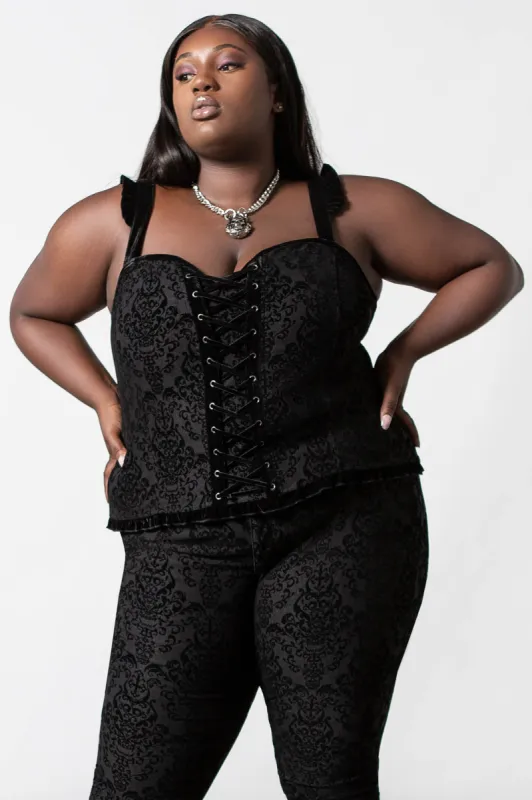 Rita Rite Corset Top [PLUS] made by Killstar