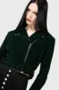 Emerald Goddess Biker Jacket sold by Killstar