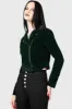 Emerald Goddess Biker Jacket sold by Killstar