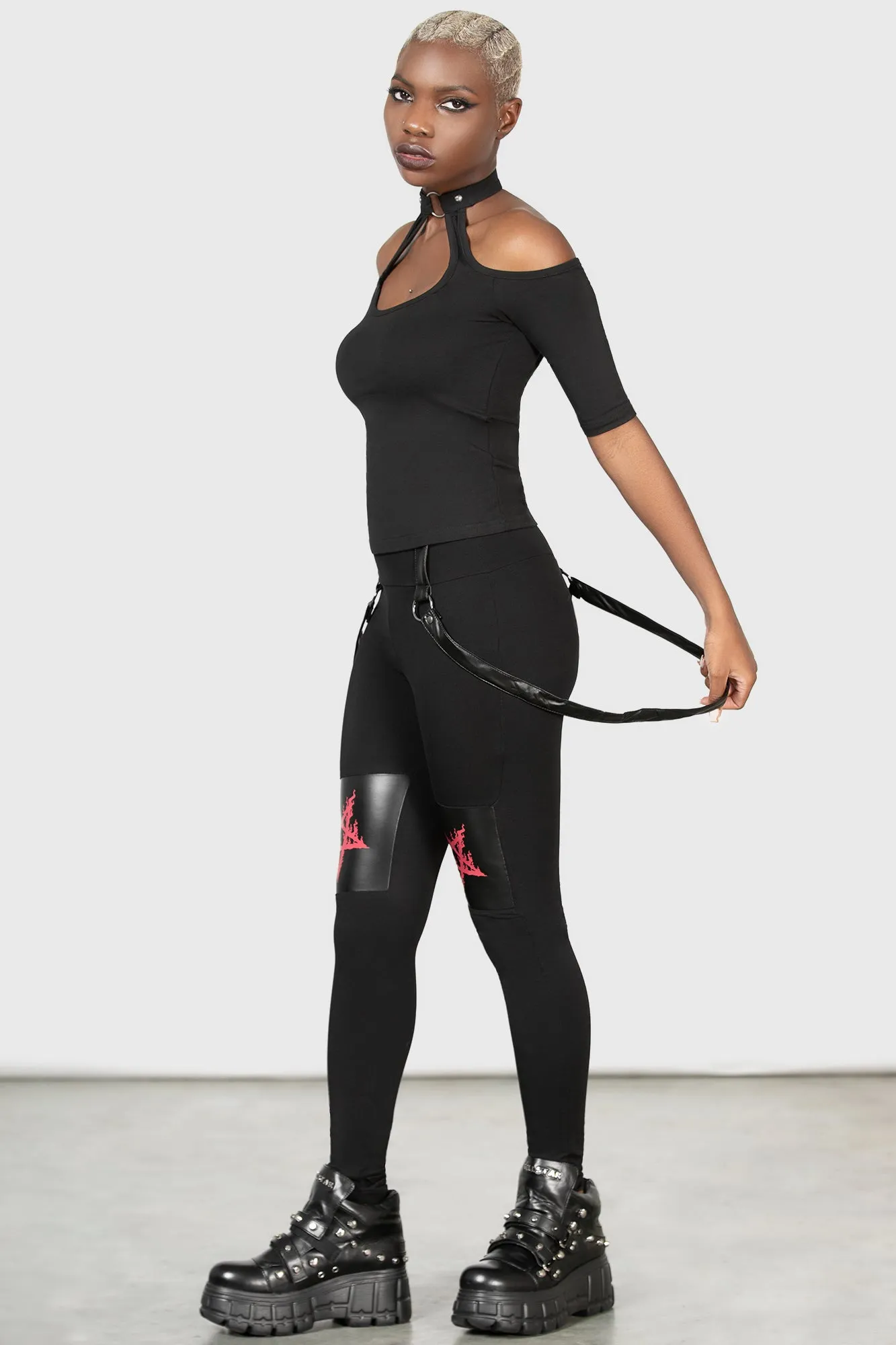 Bloodpact Leggings sold by Killstar product image thumbnail 3